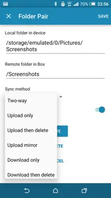 Box Autosync android App screenshot 3